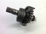 1985-1987 KAWASAKI KX125 KX 125 KICKSTART SHAFT SPRING AND GEAR  (008)