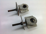 1983? SUZUKI RM250 RM 250 REAR WHEEL AXLE BLOCKS ADJUSTERS (015)