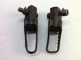 1985-1987 KAWASAKI KX125 KX 125 OEM FOOTPEGS FOOTRESTS  (008)