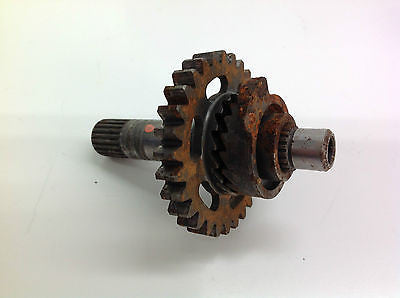 1989 HONDA CR 125 GEAR KICK START SHAFT AND GEAR (RUSTY) (1) 0016