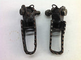 1985-1987 KAWASAKI KX125 KX 125 OEM FOOTPEGS FOOTRESTS  (008)