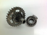 1989 HONDA CR 125 GEAR KICK START SHAFT AND GEAR (3) 0016