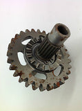 1989 HONDA CR 125 GEAR KICK START SHAFT AND GEAR (2) 0016