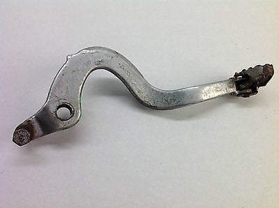 1985-1987 KAWASAKI KX125 KX 125 REAR BRAKE PEDAL LEVER  (008)