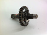 1989 HONDA CR 125 GEAR KICK START SHAFT AND GEAR (2) 0016