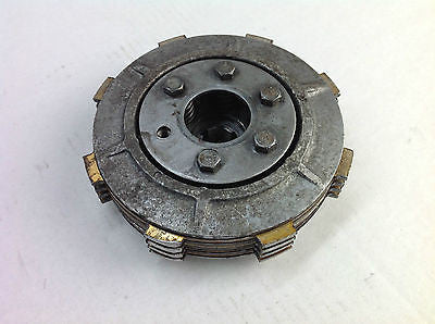 1982 KAWASAKI KX80 KX 80 CLUTCH PLATES HUB AND PRESSURE PLATE ASSEMBLY  (007)