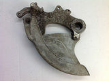 1996 YAMAHA YZ250 YZ 250 REAR CALIPER HANGER BRACKET AND DISC GUARD  (004)