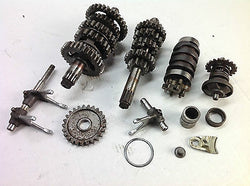 1988 YAMAHA YZ125 YZ 125 ASSORTED GEARBOX PARTS  DRUM SELECTOR FORKS  1LX  (009)