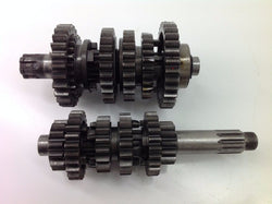 KAWASAKI KX 125 2001 GEAR BOX TRANSMISSION GEARS SHAFTS 0078A