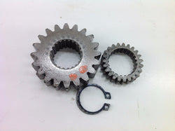 KAWASAKI KX 85 2004 PRIMARY DRIVE CRANK GEARS (2) 0057A