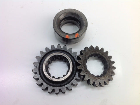 YAMAHA YZ 250 1998 PRIMARY DRIVE CRANK GEARS (2) 0017A