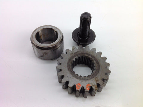 HONDA CR 125 1992 PRIMARY DRIVE CRANK GEAR BOLT AND SPACERS (2) 0044A