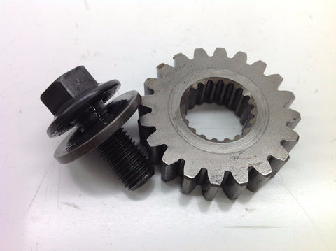 HONDA CR 125 2004 PRIMARY DRIVE CRANK GEAR & BOLT 0013A