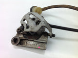 YAMAHA YZ 85 2007 REAR BRAKE ASSEMBLY MASTER CYLINDER CALIPER AND PEDAL (1) 005C