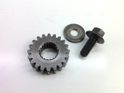 HONDA CR 125 2001 PRIMARY DRIVE CRANK GEAR & BOLT 0040B