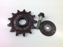 HONDA CR 125 2001 FRONT SPROCKET BOLT & SPACER 0040B