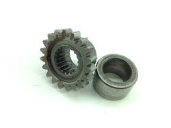 SUZUKI RM 125 1996 PRIMARY DRIVE CRANK GEAR & SPACER 0049B