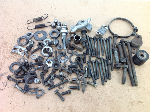 SUZUKI RM 125 1996 VARIOUS MISC BOLTS SPACERS ETC 0049B