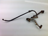 SUZUKI RM 125 1990 REAR BRAKE MASTER CYLINDER PEDAL & HOSE LINE 0069B