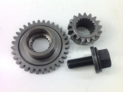 HONDA CRF 150 R 2008 PRIMARY DRIVE CRANK GEARS AND BOLT 0001C