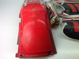 HONDA CR 250 2001 PLASTICS KIT SET MUD GUARD RED SHROUDS SIDE PANNELS 0002C